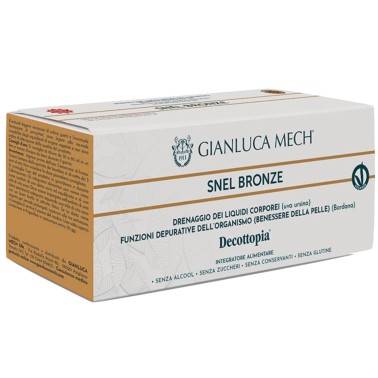 TISANOREICA DECOTTOPIA SNEL BRONZE DECOPOCKET - 8 stick da 30 ml DRENANTI DIURETICI