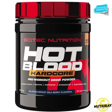 SCITEC NUTRITION HOT BLOOD HARDCORE - 375 gr PRE ALLENAMENTO