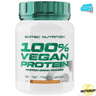 SCITEC NUTRITION 100% VEGAN PROTEIN 1000 gr PROTEINE