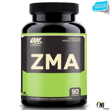 ON Optimum Nutrition ZMA 90 cps. Zinco Magnesio e Vitamina B6 Tonico TONICI