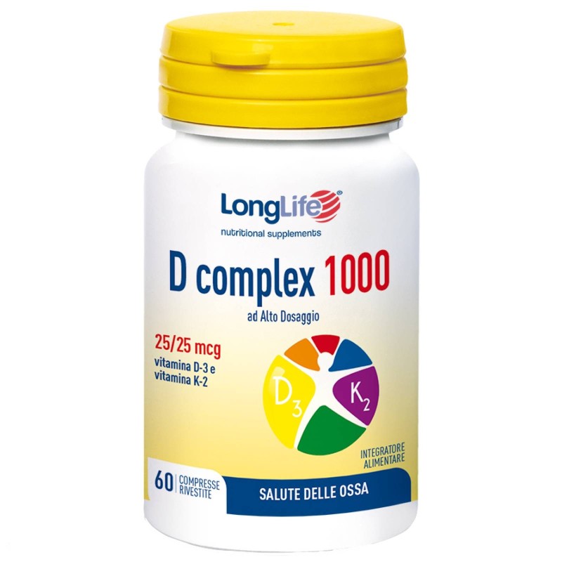 LONG LIFE D COMPLEX 1000 U.I. - 60 cpr VITAMINE