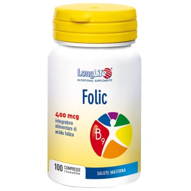 LONG LIFE FOLIC 400 mcg - 100 cpr VITAMINE