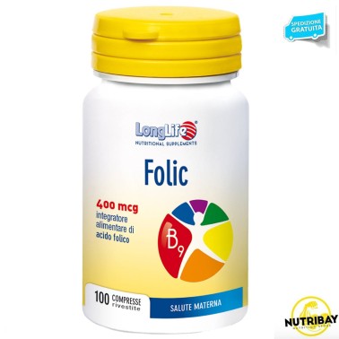 LONG LIFE FOLIC 400 mcg - 100 cpr VITAMINE