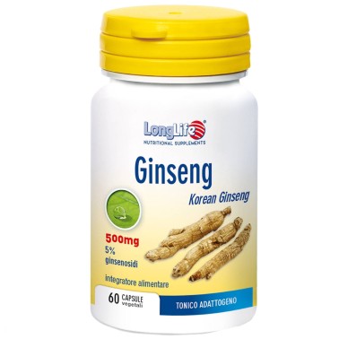 LONG LIFE GINSENG 5% - 60 caps TONICI