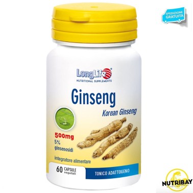 LONG LIFE GINSENG 5% - 60 caps TONICI