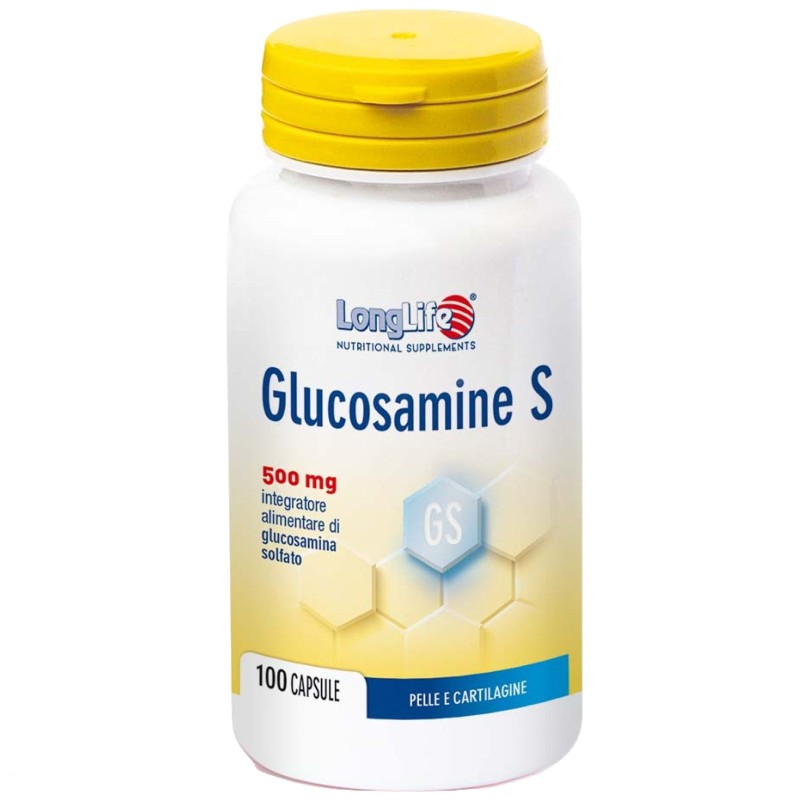 LONG LIFE GLUCOSAMINE S - 100 caps BENESSERE ARTICOLAZIONI