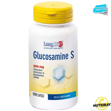 LONG LIFE GLUCOSAMINE S - 100 caps BENESSERE ARTICOLAZIONI