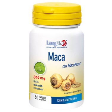 LONG LIFE MACA 300 mg - 60 caps in vendita su Nutribay.it