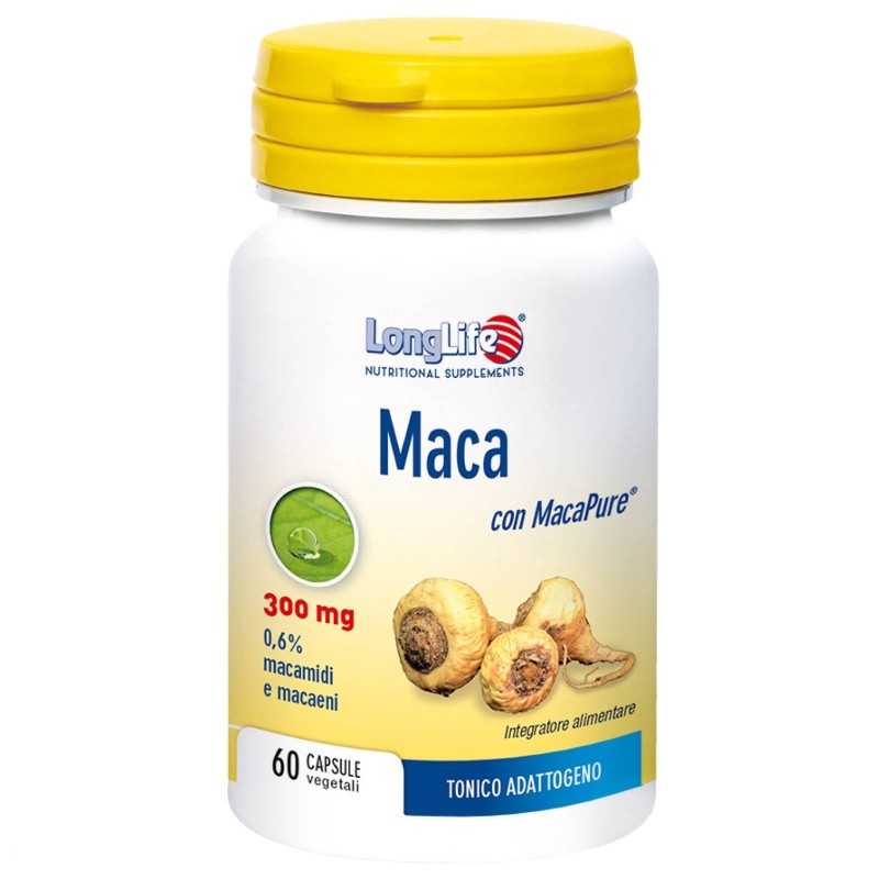 LONG LIFE MACA 300 mg - 60 caps TONICI