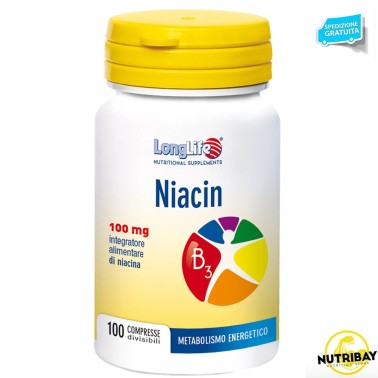 LONG LIFE NIACIN 100 cpr BENESSERE-SALUTE