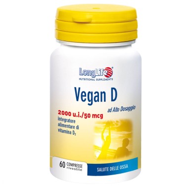 LONG LIFE VEGAN D 2000 U.I. - 60 cpr VITAMINE