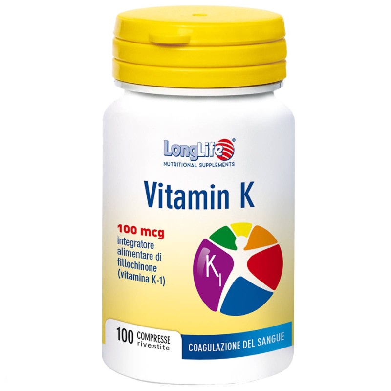 LONG LIFE VITAMIN K 100 mcg - 100 cpr VITAMINE