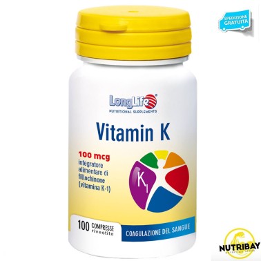 LONG LIFE VITAMIN K 100 mcg - 100 cpr VITAMINE