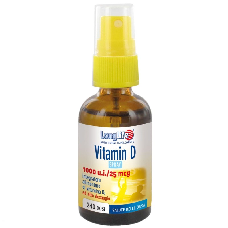 LONG LIFE VITAMIN D 1000 U.I. SPRAY - 30 ml VITAMINE