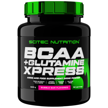 SCITEC NUTRITION BCAA + GLUTAMINE XPRESS 600 g. - Aminoacidi Ramificati con L-glutammina AMINOACIDI BCAA