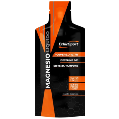 ETHIC SPORT Magnesio Liquido bustina Monodose da 25ml SALI MINERALI