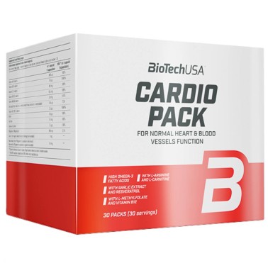 BIOTECH USA CARDIO PACK 30 PACKS BENESSERE-SALUTE