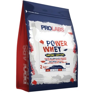 PROLABS POWER WHEY AMINO SUPPORT busta da 2 kg PROTEINE