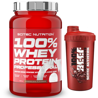 SCITEC NUTRITION 100% Whey Protein Professional 920 gr Proteine del Siero Latte PROTEINE