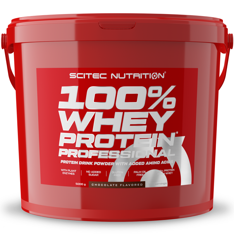 SCITEC NUTRITION 100% Whey Protein Professional 5 Kg Proteine Siero del Latte PROTEINE