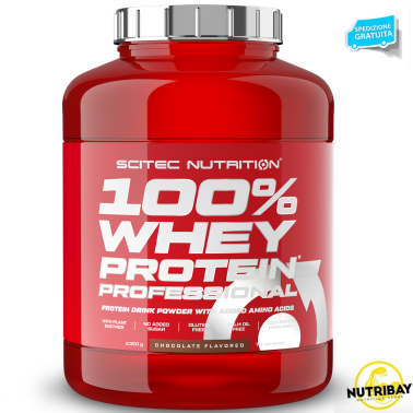 SCITEC NUTRITION 100% Whey Protein Professional 2350 g Proteine Siero del Latte PROTEINE