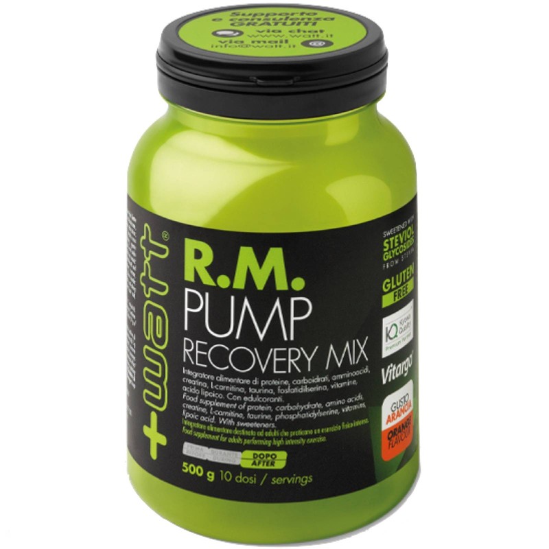 +WATT R.M. PUMP RECOVERY MIX - POST WORKOUT 500 gr POST WORKOUT COMPLETI
