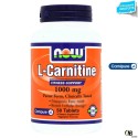 NOW FOODS Carnitine Tartrate 1000 mg 50 tabs Carnitina Tartrato da 1 gr. in vendita su Nutribay.it