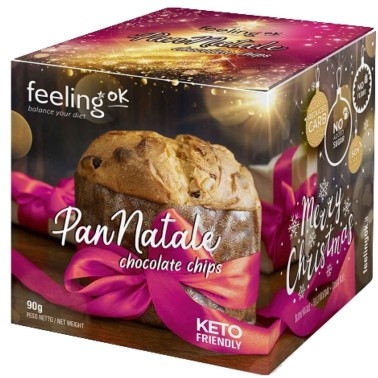 FEELING OK PAN NATALE GOCCE DI CIOCCOLATO - 90 gr AVENE - ALIMENTI PROTEICI