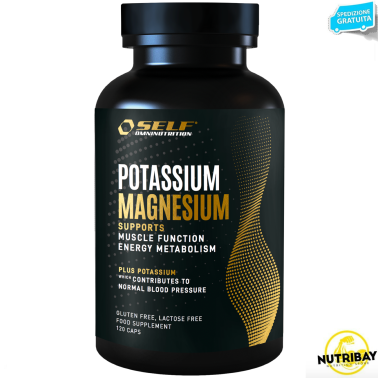 Self Omninutrition Potassium & Magnesium 120 Cps Magnesio e Potassio SALI MINERALI