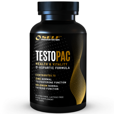 Self Testo Pac 120 cps Testosterone Booster con Tribulus DAA Zinco Selenio e B6 TONICI