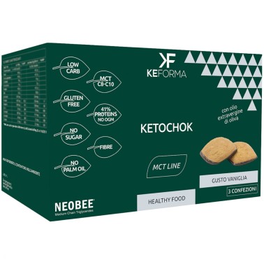 KEFORMA MCT LINE KETOCHOK 3 confezioni da 36 g in vendita su Nutribay.it