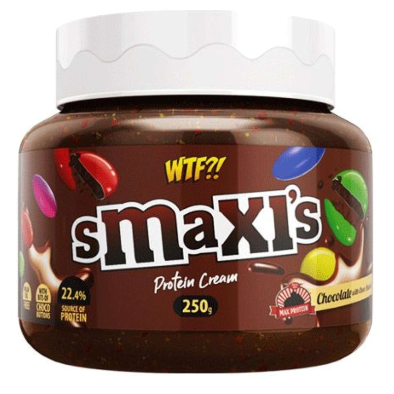 MAX PROTEIN WTF SMAXI'S CHOCOLATE PROTEIN CREAM 250 gr AVENE - ALIMENTI PROTEICI