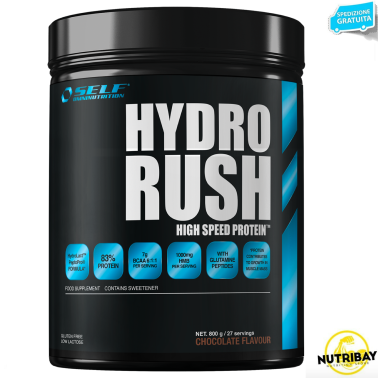 Self Hydro Rush 800 gr Proteine siero del latte idrolizzate Peptopro + Bcaa 611 e Hmb PROTEINE