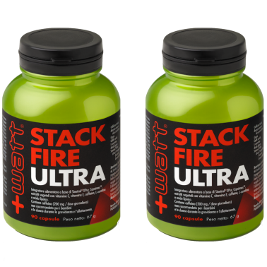 +WATT STACK FIRE ULTRA 180 CAPS BRUCIA GRASSI TERMOGENICI