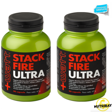 +WATT STACK FIRE ULTRA 180 CAPS BRUCIA GRASSI TERMOGENICI